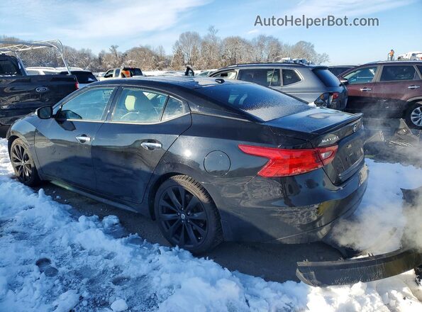 1N4AA6AP0HC383891 2017 NISSAN MAXIMA PLATINUM Черный Задняя левая четверть