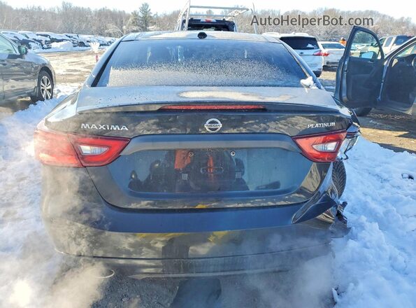 1N4AA6AP0HC383891 2017 NISSAN MAXIMA PLATINUM Черный Вид сзади