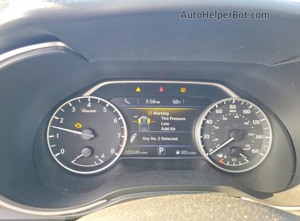 1N4AA6AP0HC402147 2017 NISSAN MAXIMA Black Instrument cluster view