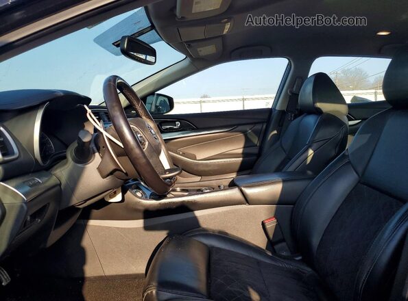 1N4AA6AP0HC402147 2017 NISSAN MAXIMA Black Front interior view