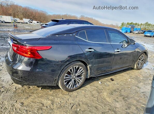 1N4AA6AP0HC418607 2017 NISSAN MAXIMA PLATINUM Черный Задняя правая четверть