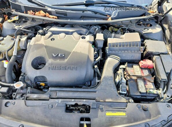 1N4AA6AP0HC418607 2017 NISSAN MAXIMA PLATINUM Черный Вид задней части салона