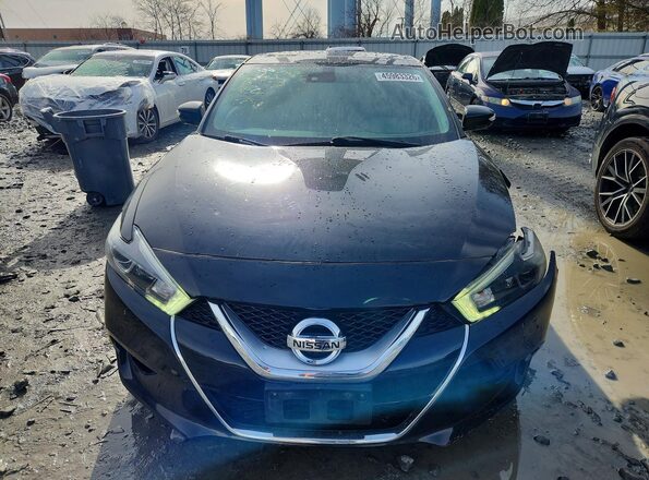 1N4AA6AP0HC418607 2017 NISSAN MAXIMA PLATINUM Черный Вид спереди