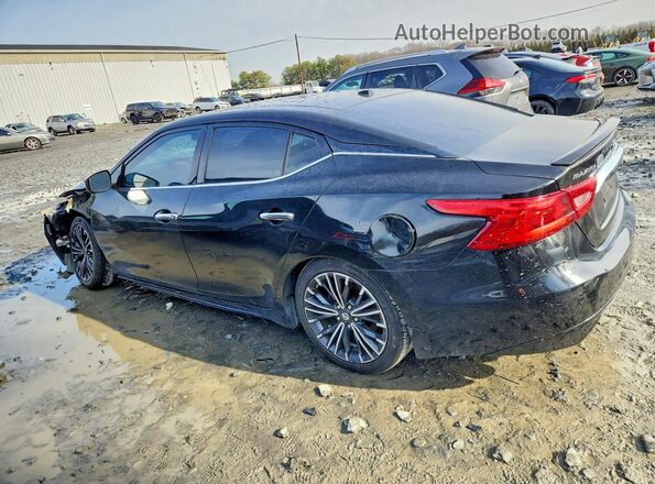 1N4AA6AP0HC418607 2017 NISSAN MAXIMA PLATINUM Черный Задняя левая четверть