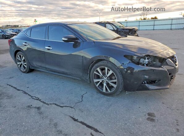 1N4AA6AP0HC437707 2017 NISSAN MAXIMA Black Przód prawy