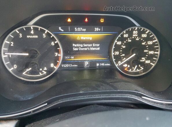 1N4AA6AP0HC437707 2017 NISSAN MAXIMA Black Widok zestawu wskaźników