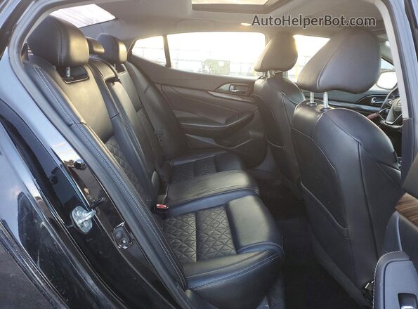 1N4AA6AP0HC437707 2017 NISSAN MAXIMA Black Widok tylnych siedzeń