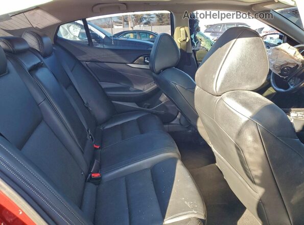 1N4AA6AP0HC439599 2017 NISSAN MAXIMA Red Rear seats view