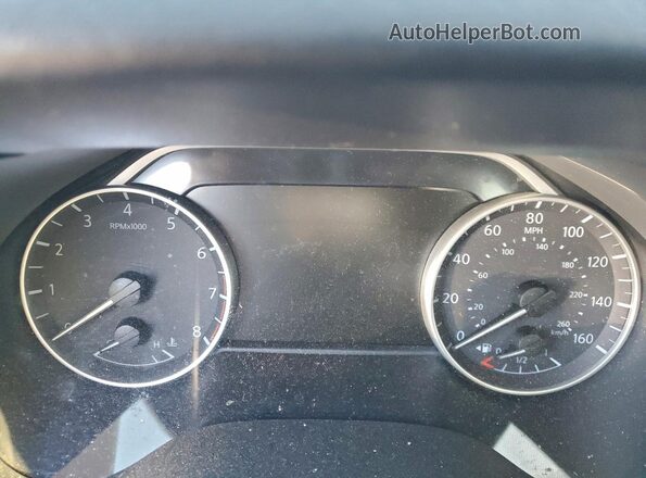 1N4AA6AP0HC439599 2017 NISSAN MAXIMA Red Instrument cluster view