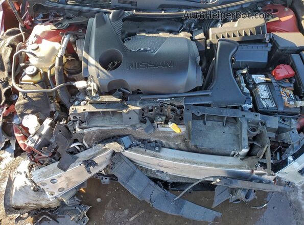 1N4AA6AP0HC439599 2017 NISSAN MAXIMA Red Rear interior view