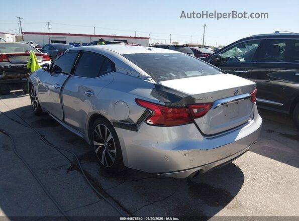 1N4AA6AP0HC445418 2017 NISSAN MAXIMA Серебряный Задняя левая четверть