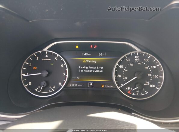1N4AA6AP0HC445418 2017 NISSAN MAXIMA Серебряный Вид задних сидений