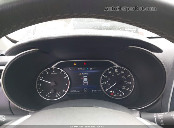 1N4AA6AP0JC390782 2018 NISSAN MAXIMA White Widok tylnych siedzeń