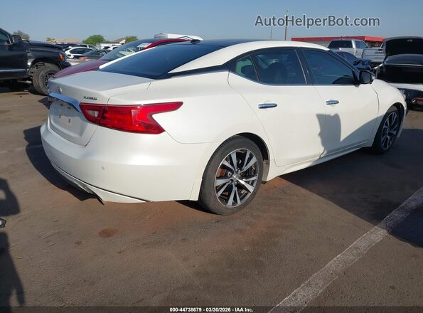 1N4AA6AP1GC410675 2016 NISSAN MAXIMA Белый Задняя правая четверть