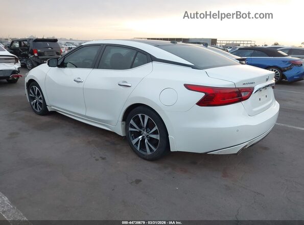 1N4AA6AP1GC410675 2016 NISSAN MAXIMA Белый Задняя левая четверть