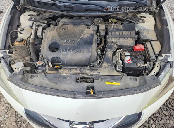 1N4AA6AP1HC376738 2017 NISSAN MAXIMA PLATINUM Белый Вид задней части салона
