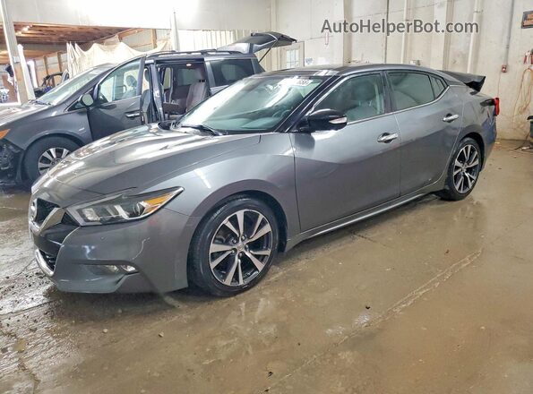 1N4AA6AP1HC391790 2017 NISSAN MAXIMA PLATINUM Серый Передняя левая четверть