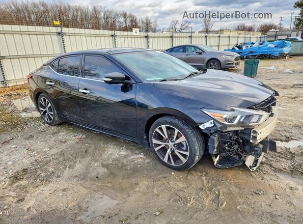 1N4AA6AP1HC422245 2017 NISSAN MAXIMA PLATINUM Черный Передняя правая четверть