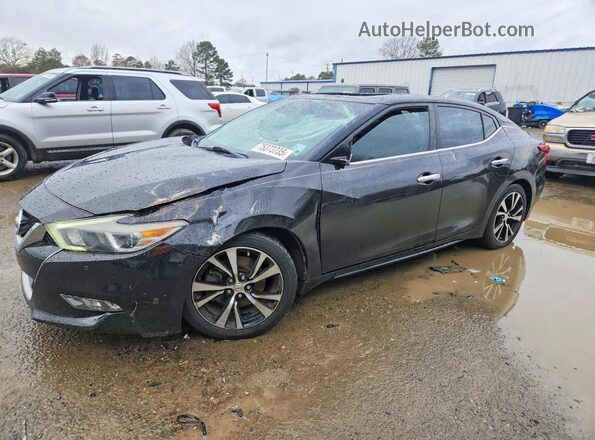 1N4AA6AP1HC453642 2017 NISSAN MAXIMA PLATINUM Черный Передняя левая четверть