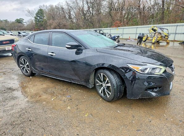 1N4AA6AP1HC453642 2017 NISSAN MAXIMA PLATINUM Черный Передняя правая четверть