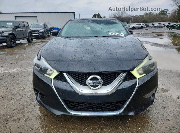 1N4AA6AP1HC453642 2017 NISSAN MAXIMA PLATINUM Черный Вид спереди