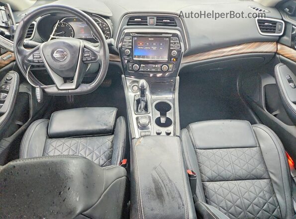 1N4AA6AP1HC453642 2017 NISSAN MAXIMA PLATINUM Черный Вид панели приборов