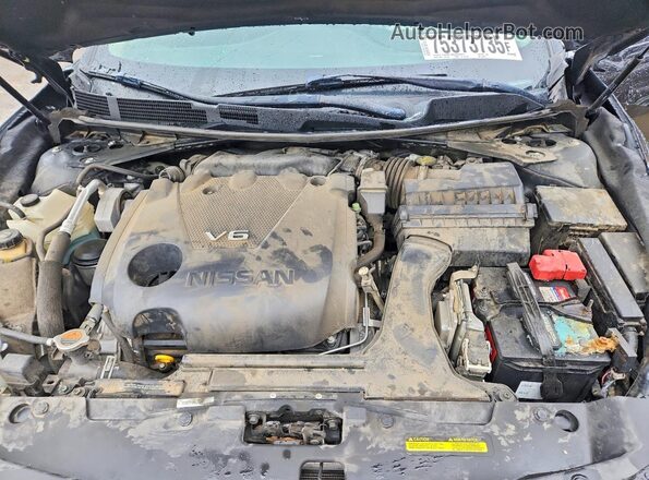 1N4AA6AP1HC453642 2017 NISSAN MAXIMA PLATINUM Черный Вид задней части салона