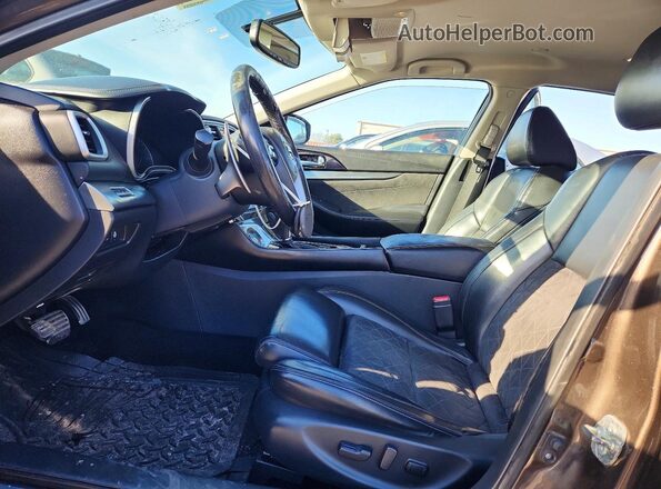1N4AA6AP2GC381297 2016 NISSAN MAXIMA Brown Вид салону спереду