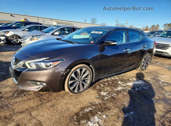 1N4AA6AP2GC381297 2016 NISSAN MAXIMA Brown Передня ліва чверть