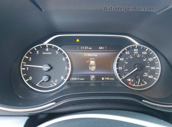 1N4AA6AP2GC905662 2016 NISSAN MAXIMA Gray Widok zestawu wskaźników