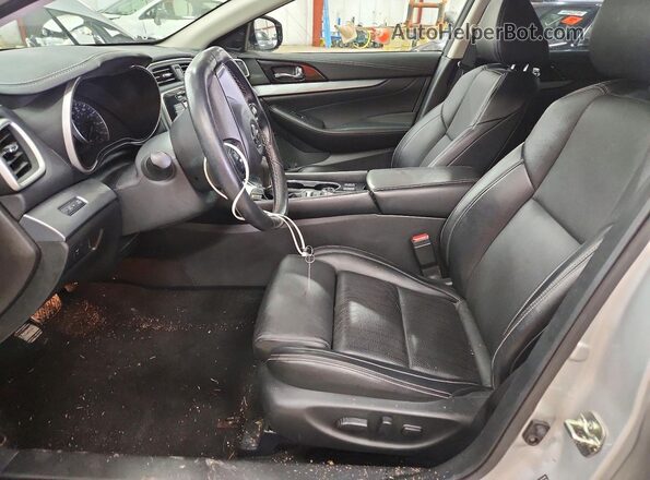 1N4AA6AP2GC906441 2016 NISSAN MAXIMA Серебряный Вид салона спереди