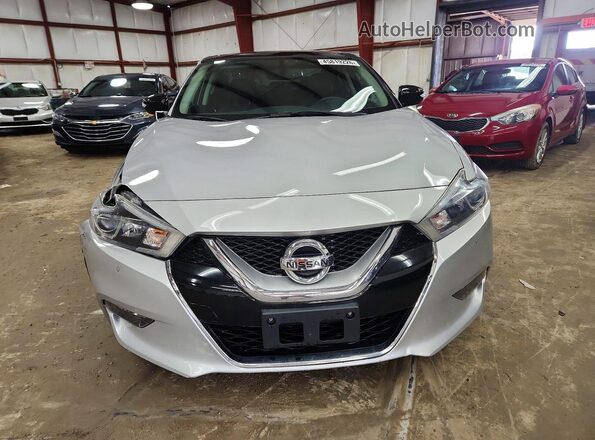 1N4AA6AP2GC906441 2016 NISSAN MAXIMA Серебряный Вид спереди
