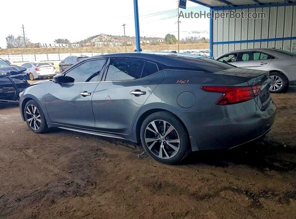 1N4AA6AP2HC418317 2017 NISSAN MAXIMA Серый Задняя левая четверть
