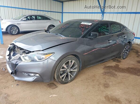 1N4AA6AP2HC418317 2017 NISSAN MAXIMA Серый Передняя левая четверть