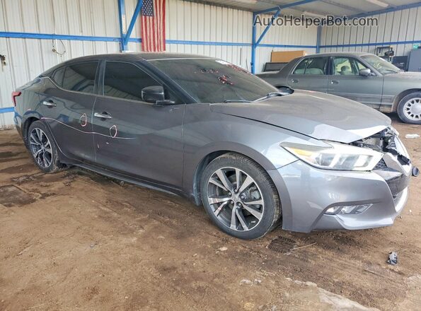 1N4AA6AP2HC418317 2017 NISSAN MAXIMA Серый Передняя правая четверть