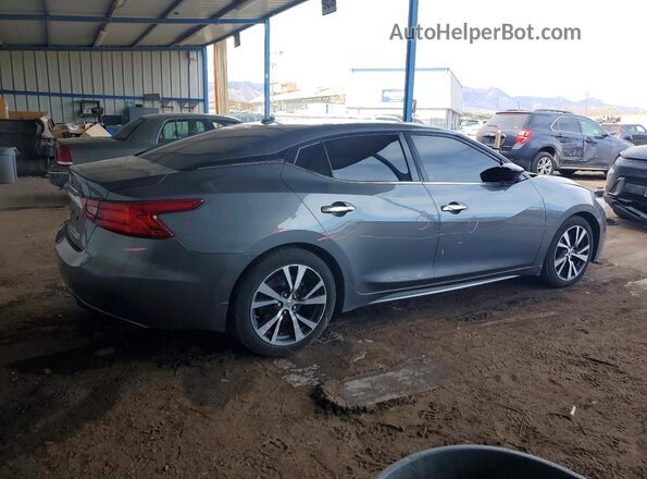 1N4AA6AP2HC418317 2017 NISSAN MAXIMA Серый Задняя правая четверть
