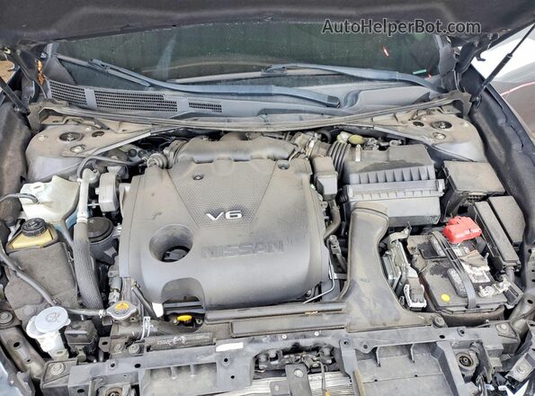 1N4AA6AP2HC418317 2017 NISSAN MAXIMA Серый Вид задней части салона