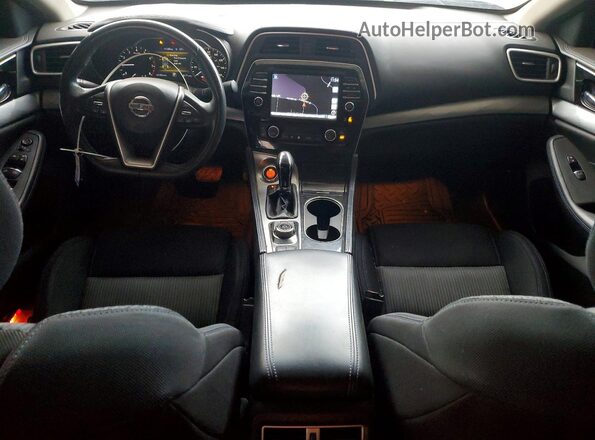 1N4AA6AP2HC418317 2017 NISSAN MAXIMA Серый Вид панели приборов