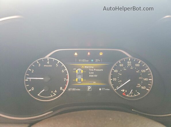 1N4AA6AP2HC418317 2017 NISSAN MAXIMA Серый Вид щитка приборов