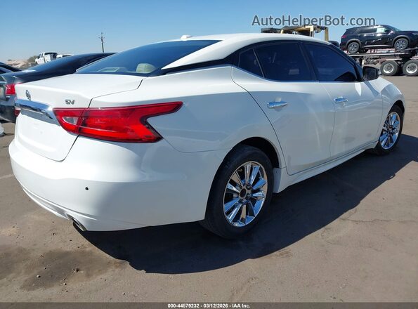 1N4AA6AP2JC381193 2018 NISSAN MAXIMA White Trasero derecho