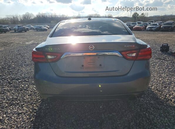 1N4AA6AP2JC389097 2018 NISSAN MAXIMA PLATINUM Gray Widok z tyłu