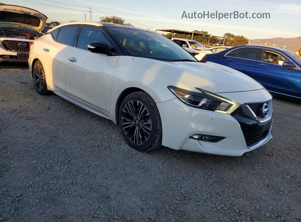 1N4AA6AP3HC402000 2017 NISSAN MAXIMA PLATINUM White წინა მარჯვენა