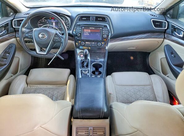 1N4AA6AP3HC402000 2017 NISSAN MAXIMA PLATINUM White წინა პანელის ხედი