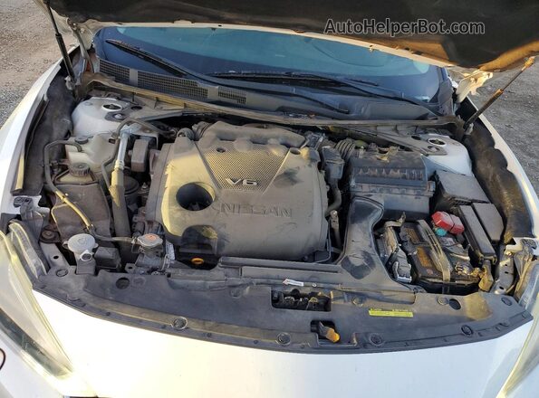 1N4AA6AP3HC402000 2017 NISSAN MAXIMA PLATINUM White უკანა სალონის ხედი