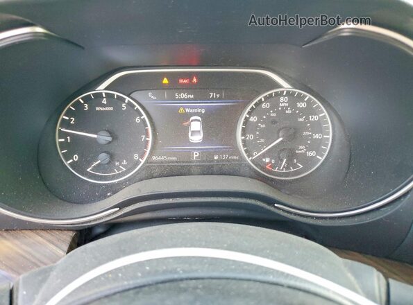 1N4AA6AP3HC402000 2017 NISSAN MAXIMA PLATINUM White ხელსაწყოთა პანელის ხედი