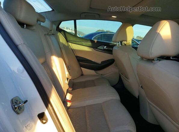 1N4AA6AP3HC402000 2017 NISSAN MAXIMA PLATINUM White უკანა სავარძლების ხედი