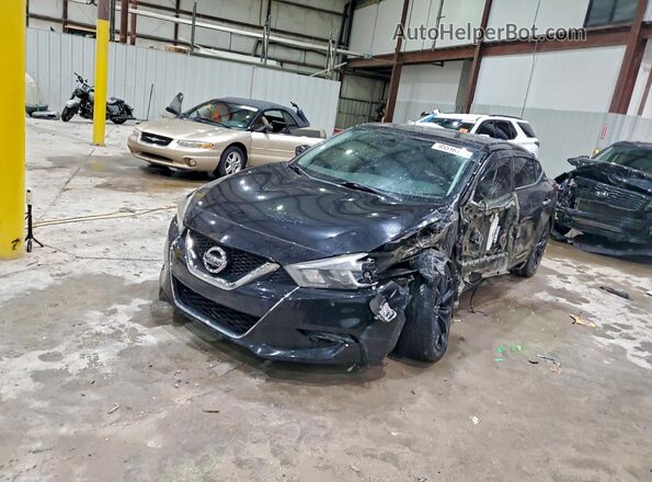 1N4AA6AP3JC366122 2018 NISSAN MAXIMA PLATINUM Black Przód lewy