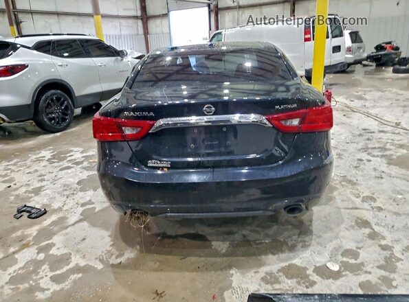 1N4AA6AP3JC366122 2018 NISSAN MAXIMA PLATINUM Black Widok z tyłu