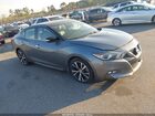 2018 Nissan Maxima 3.5 Sv Gray vin: 1N4AA6AP3JC388864