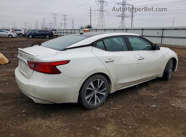 1N4AA6AP3JC407915 2018 NISSAN MAXIMA PLATINUM White Задня права чверть